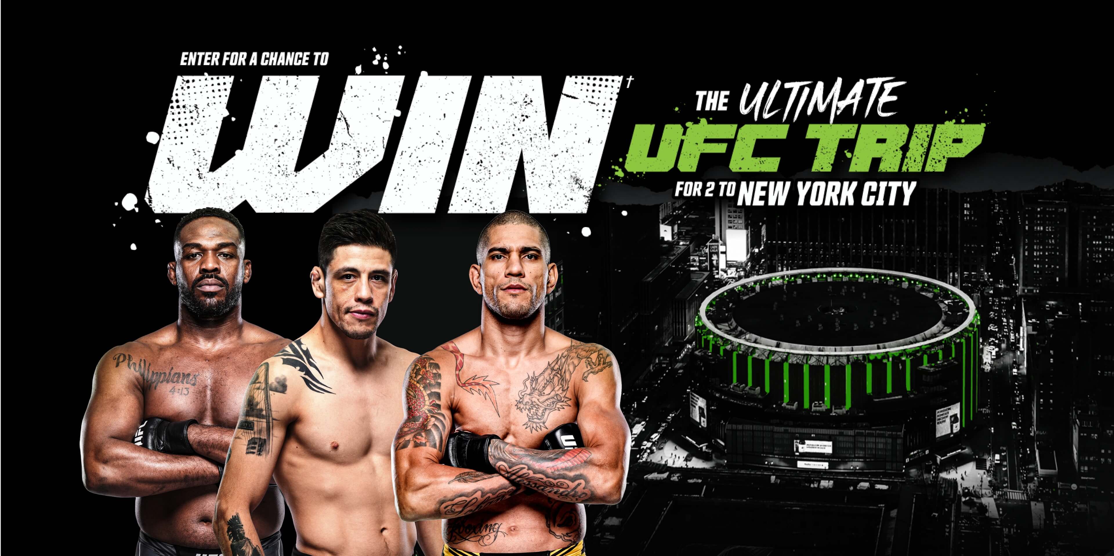 The Ultimate UFC TRIP For 2 to New York City.