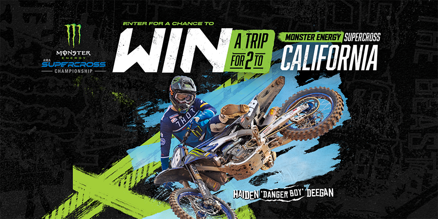 Enter a chance to win a trip for 2 to California